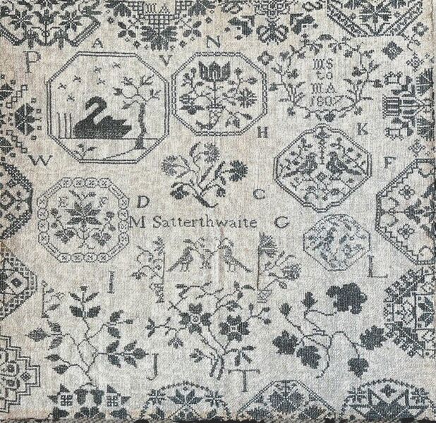 M Satterhwaite 1807 - A Quaker Sampler
