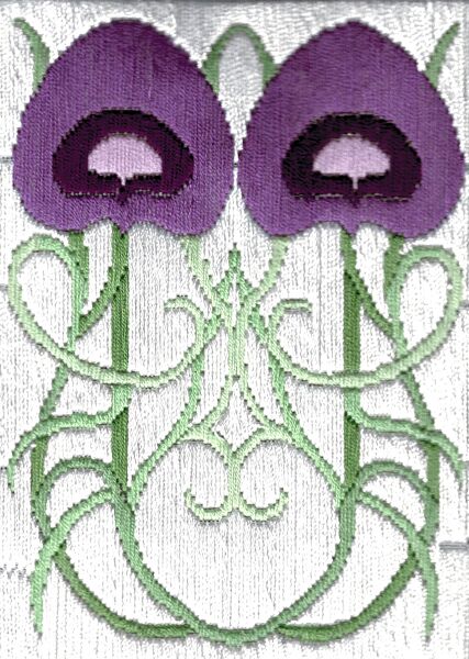 Long Stitch - Floral Art Nouveau