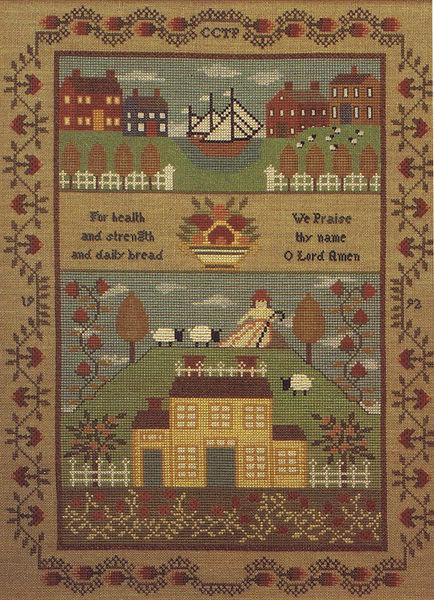 New England Schoolgirl Sampler