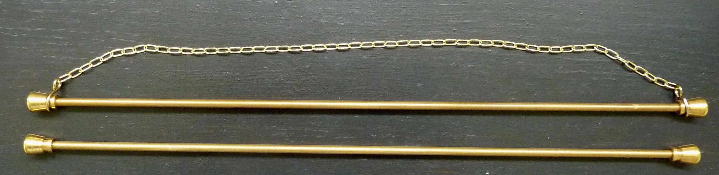 Pair of Brass Bellpull Hangers