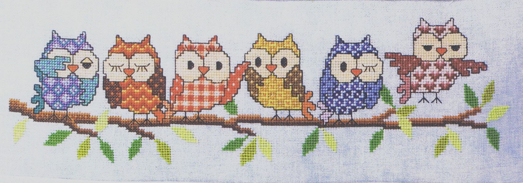 Owl White CaptainCrafts Hot New Releases Cross Stitch Kits Patterns Embroidery Kit 