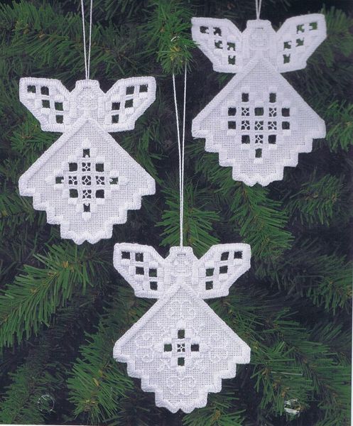 Hardanger Christmas Tree Angels