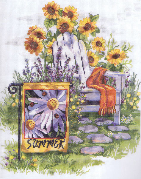 Summer Garden Flag