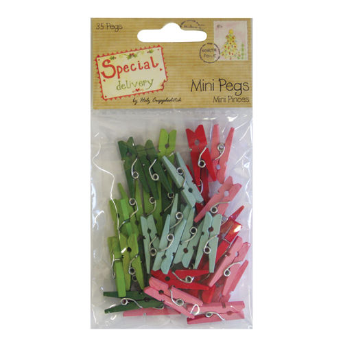 Special Delivery Mini Pegs x 35