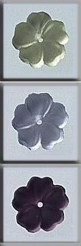 5 Petal Flower Matte Glass Treasures