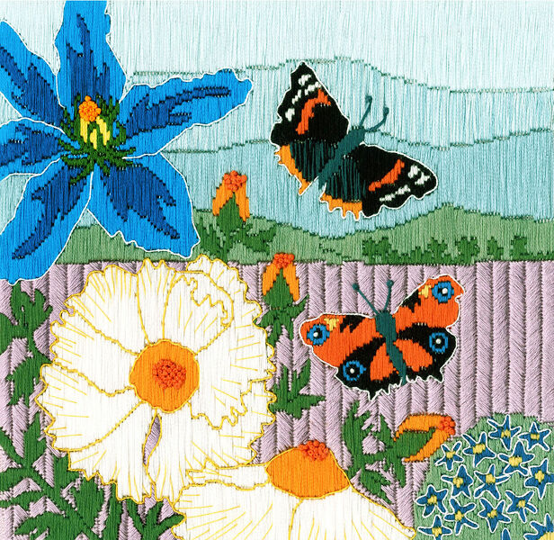 Silken Scenes : Butterfly Meadow