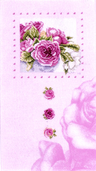 Pink Roses in a Frame