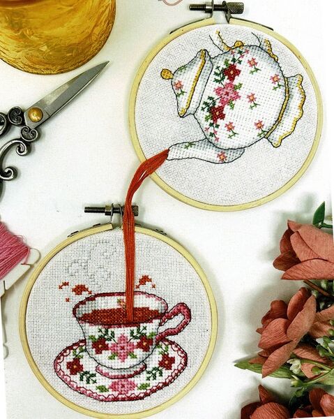 Tea Set Hoops