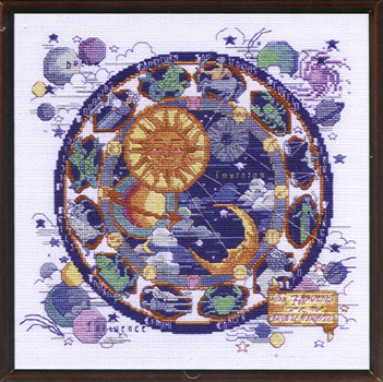 Free Cross Stitch Patterns | Celtic Patterns | Purple Kitty
