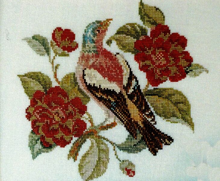 Among the Roses - cross stitch pattern by Mojo Stitches