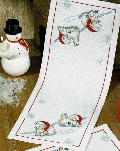 Polar Bear Table Runner