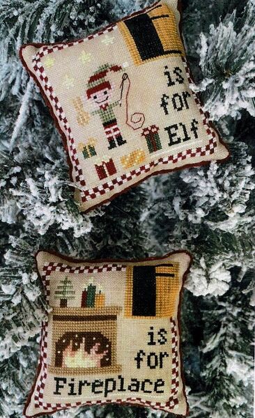 Christmas Alphabet - E & F