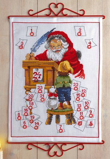 Santa and Elf Advent Calendar