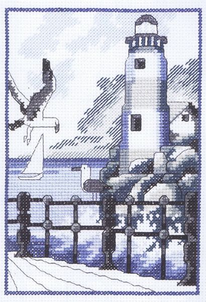 Blue Lighthouse