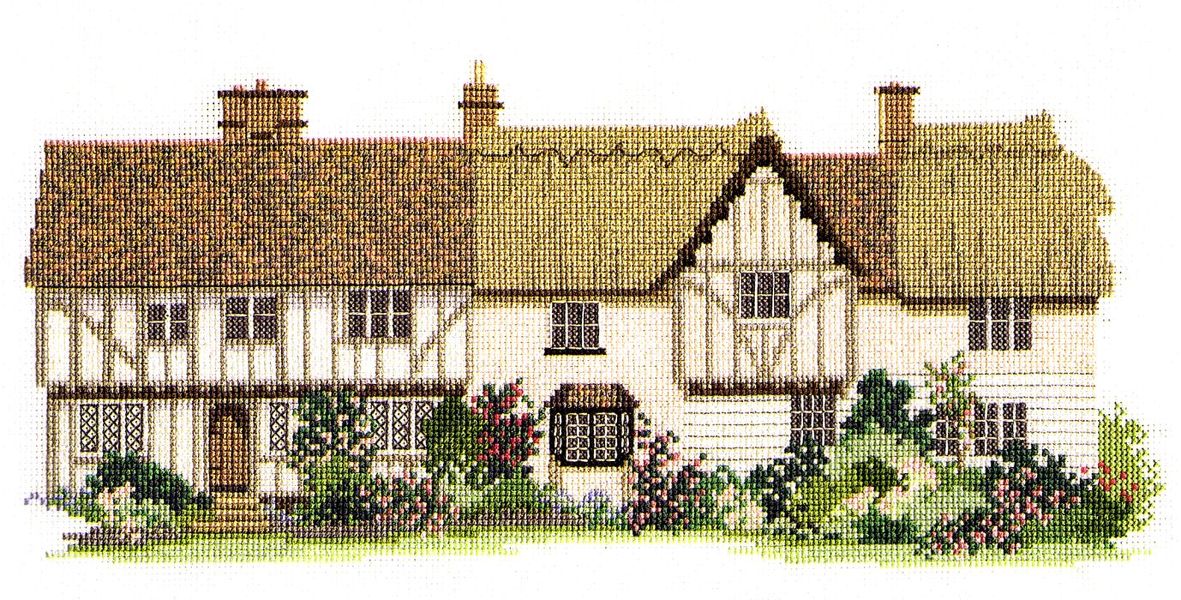 Essex Cottages - cross stitch kit by Rose Swalwell