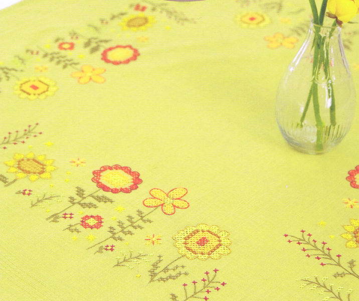 Flower Meadow Table Cover