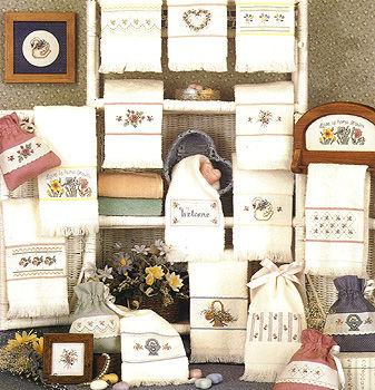 Simply Charming - 12 designs for towels