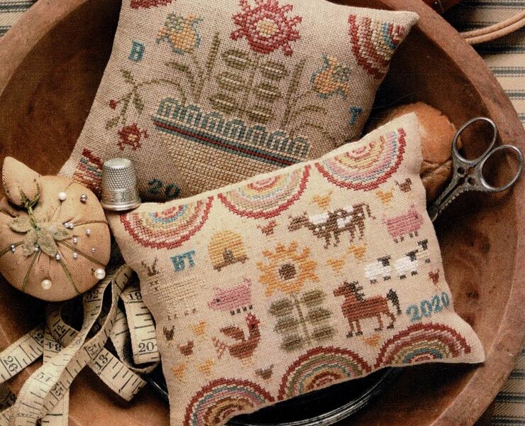 Farm & Folk Penny Cushions