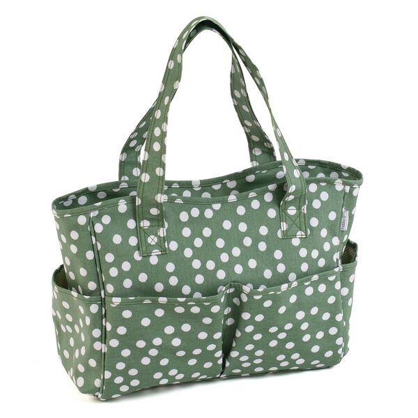 Craft Bag: Green Spotted