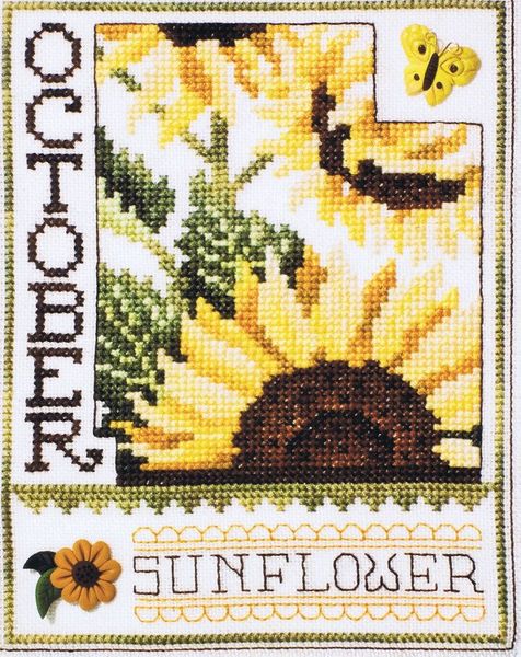 Flowers of The Month - October Sunflower