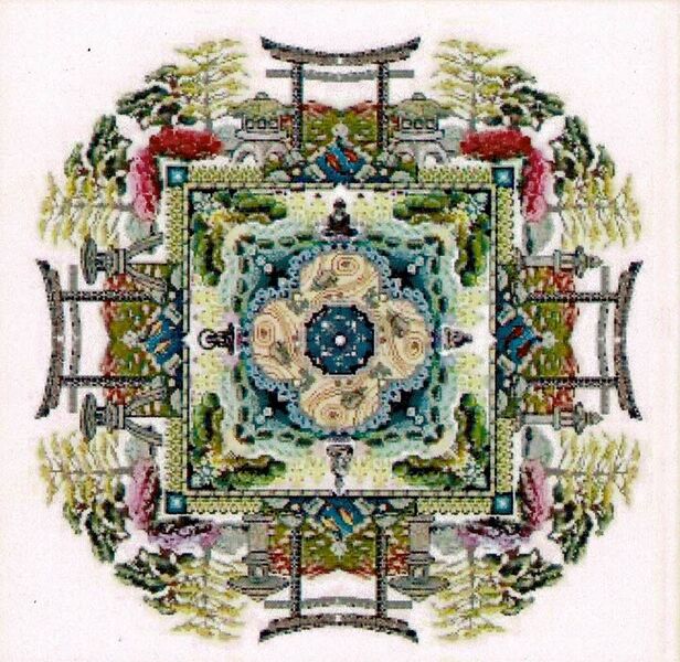 The Japanese Moss Garden Mandala