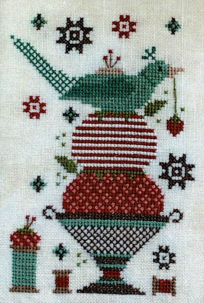 Threads Of Time Sewing Bird