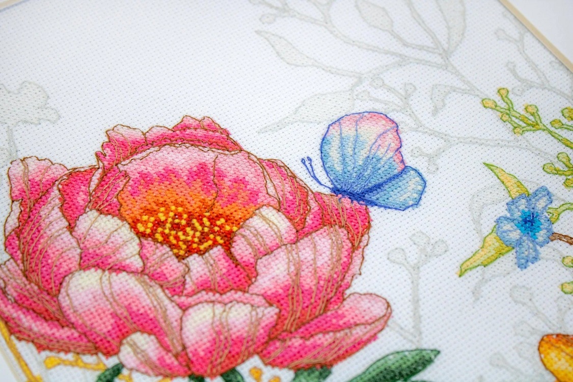 Flowers and Butterfly (view 3)
