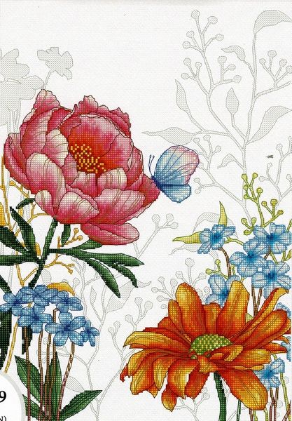 Flowers and Butterfly