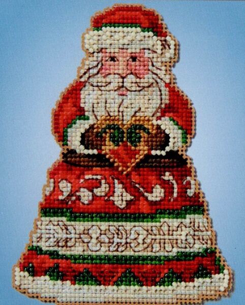Santa Holding Heart