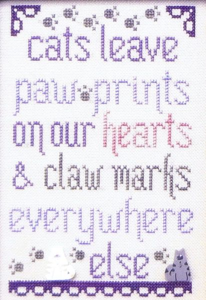 Cats Leave Paw Prints