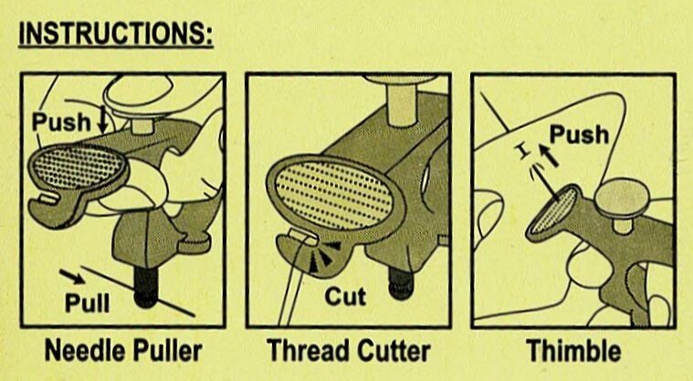 Needle Puller / Thread Cutter / Thimble