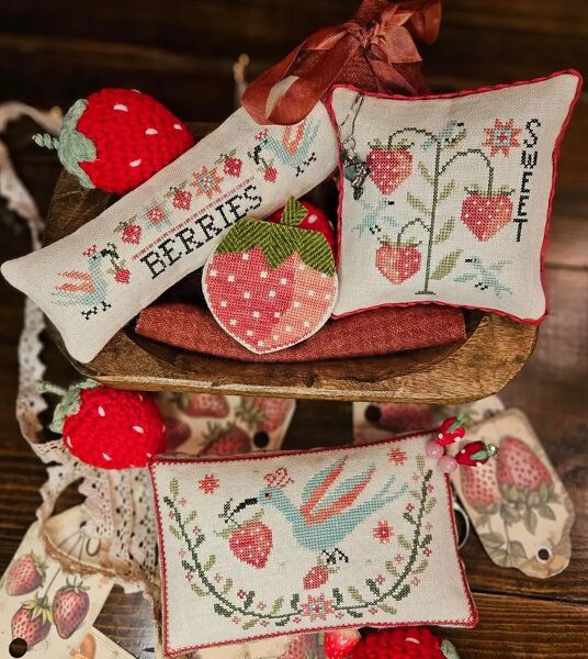 Strawberry Thieves Pin Keeps