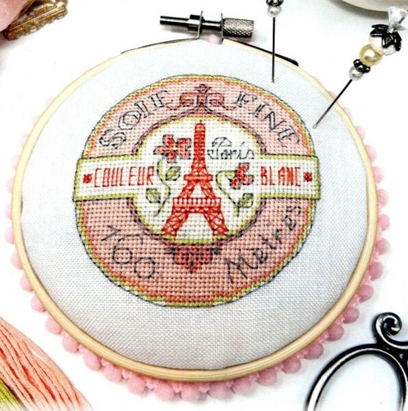 Vintage Paris Pin Cushion