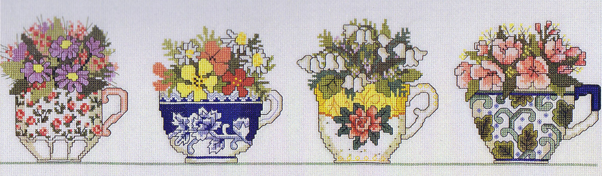 Row of Teacups