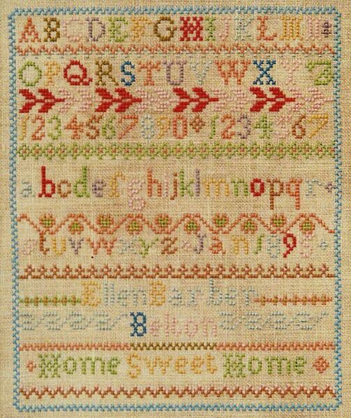 Ellen Barber 1895 'Home Sweet Home'