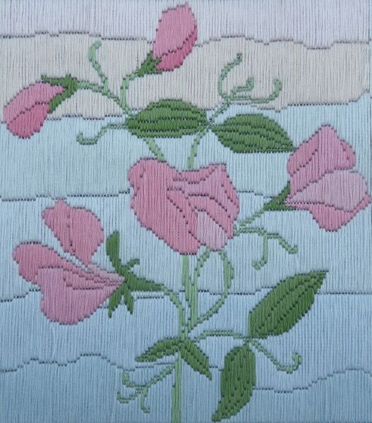 Long Stitch - Sweet Peas