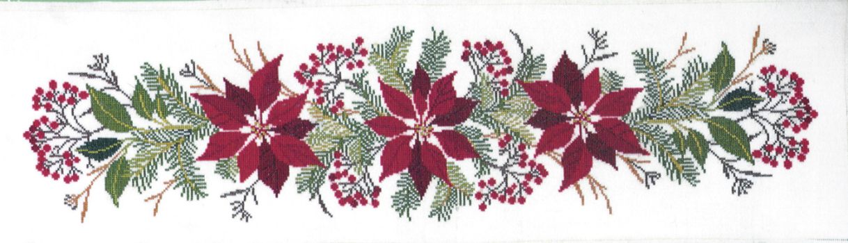 Poinsettia Table Runner