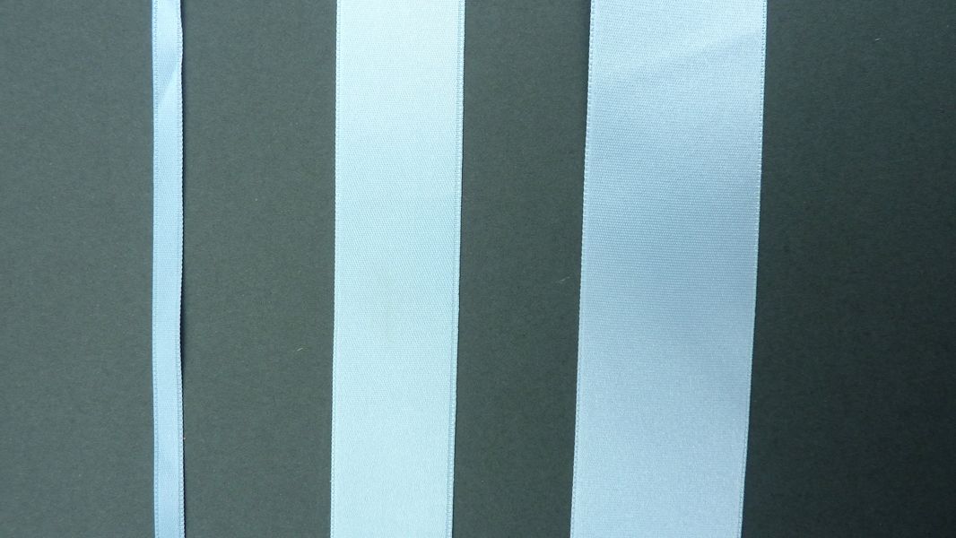 Double Faced Satin Ribbon - Pale Blue
