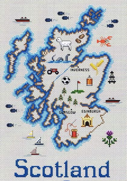 Map of Scotland