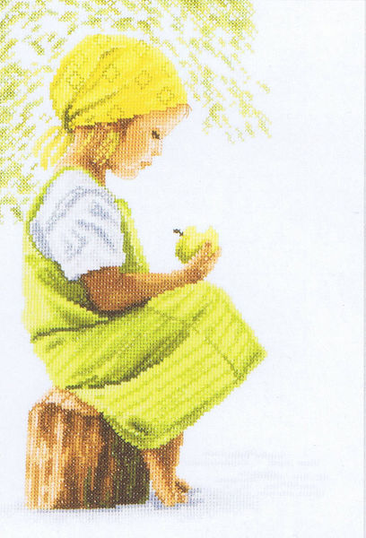 Girl with Apple