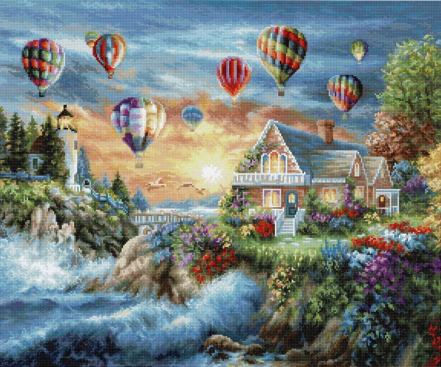 Balloons Over Sunset Cove (view 2)