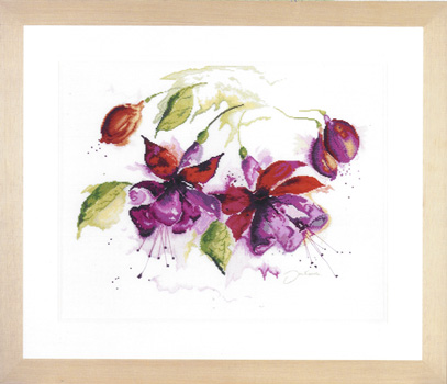 Fuchsia in Watercolour