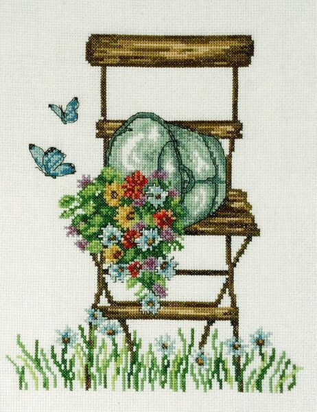 Chair with Flowers