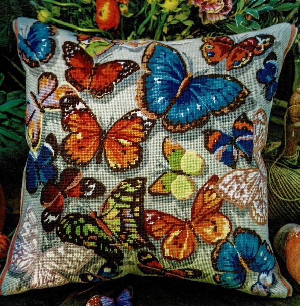 Butterflies Cushion Front