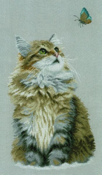 Forest Cat Cross Stitch Kit By Lanarte – The Happy Cross Stitcher