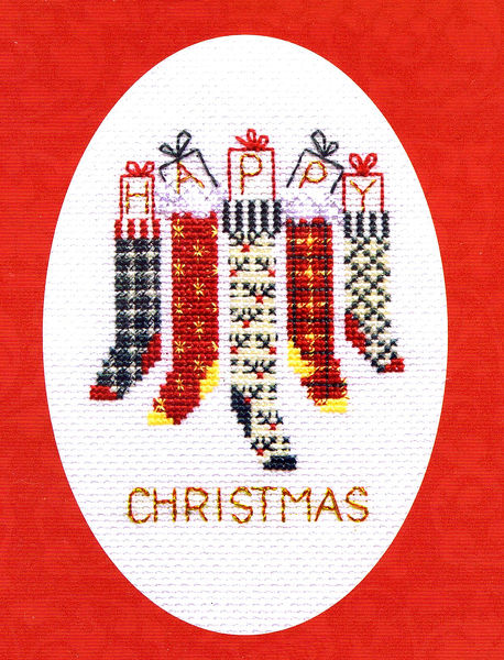 Christmas Card - Christmas Stockings