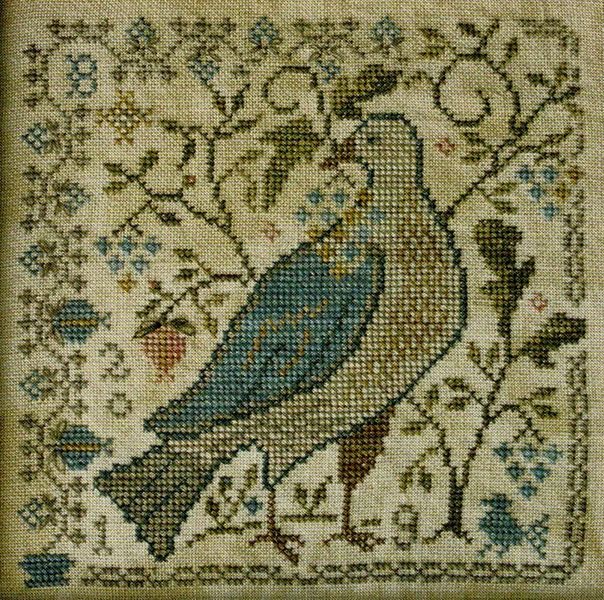 Blackbird Designs The Light upon the Lawn  Loose Feathers Series  For the Birds  cross stitch chart  counted   pattern only