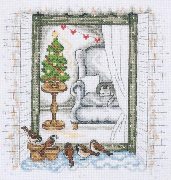 Birds at the Winter Window
