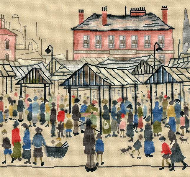 Market Scene, Northern Town