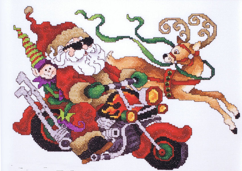 Biker Santa